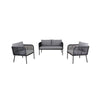 Sala de Exterior Makoa 4 Plazas - Gris
