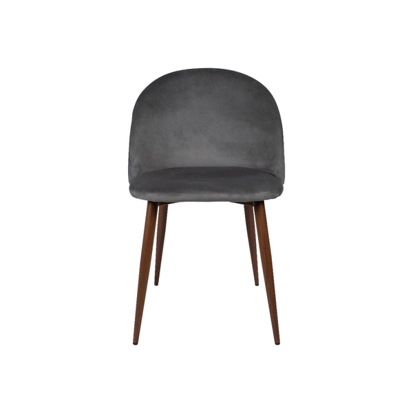 Silla de Comedor Velvet - Gris Oscuro
