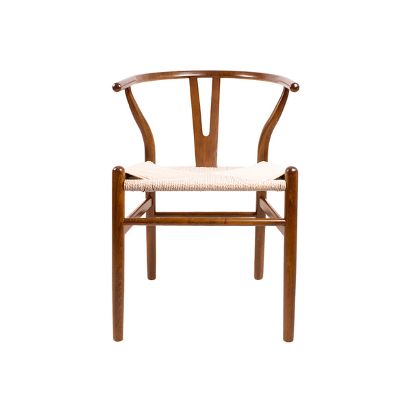 Silla de Comedor Wishbone Réplica - Nogal