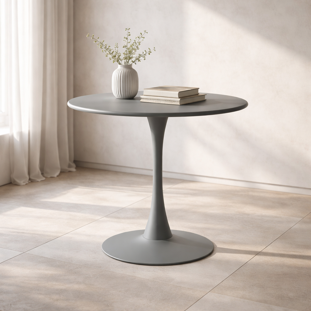 Antecomedor Estilo Tulip - Gris - 80 cm