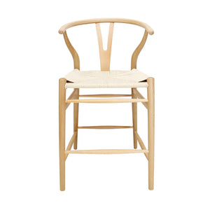 Banco De Cocina Wishbone Réplica - Natural