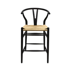 Banco De Cocina Wishbone Réplica - Nogal