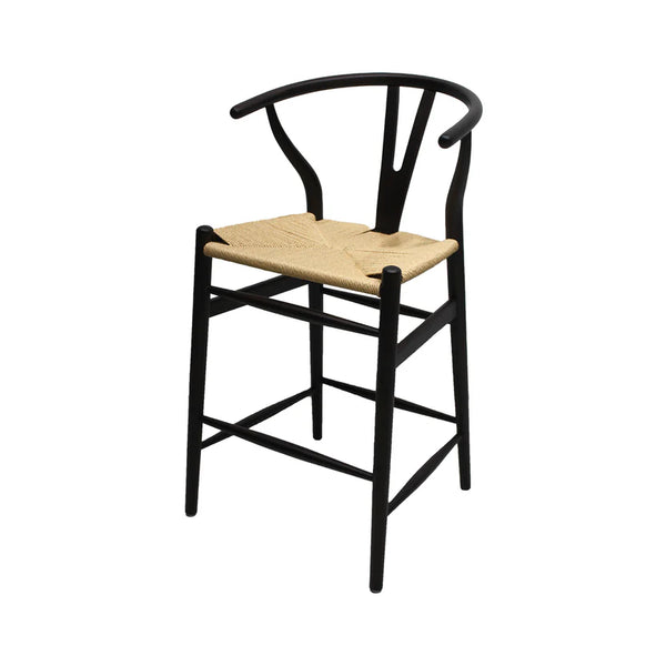 Banco De Cocina Wishbone Réplica - Nogal