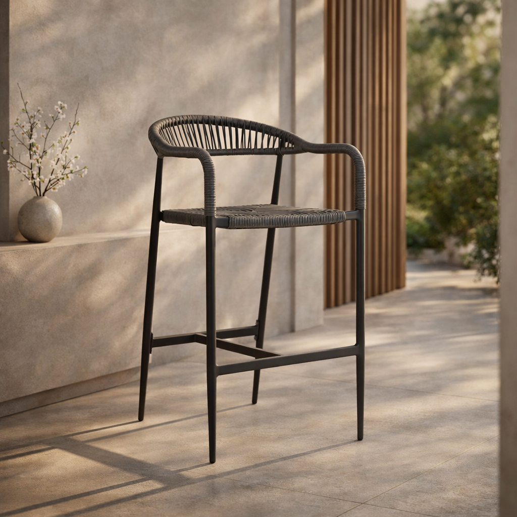 Banco de Exterior Malu - Gris - SPAACIO Design Central