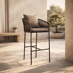 Banco de Exterior Ulanni con Cojin - Taupe