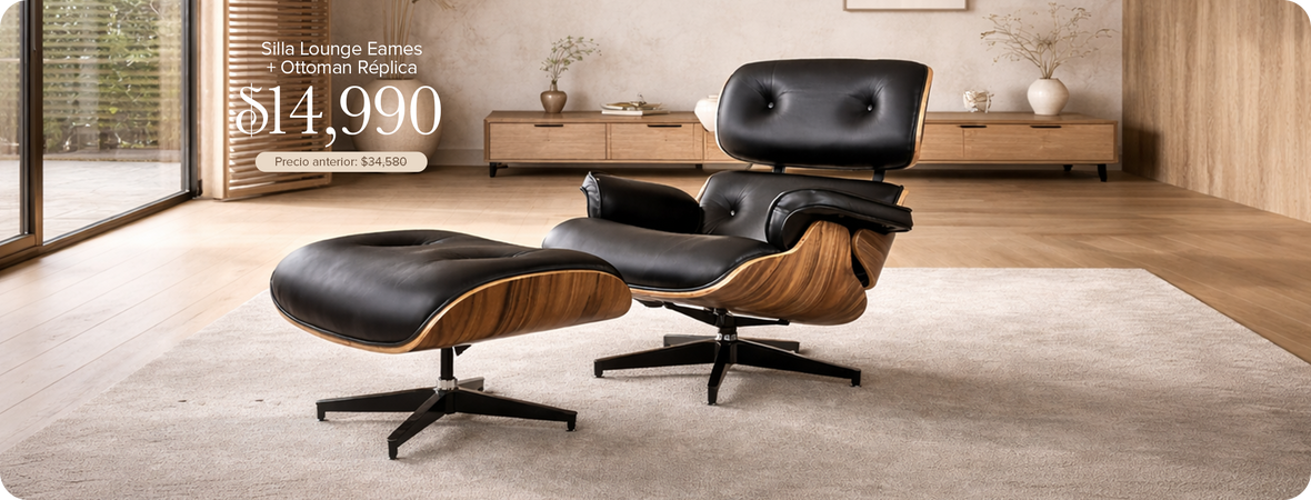 Silla Lounge Eames - SPAACIO Design Central