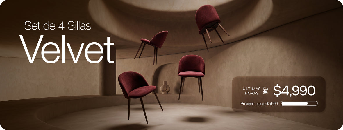 Sillas Velvet - SPAACIO Design Central