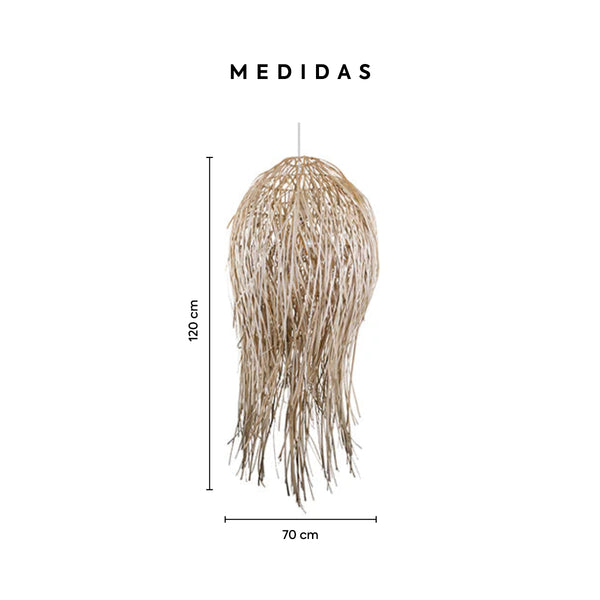Lámpara de Techo de Rattan Stems