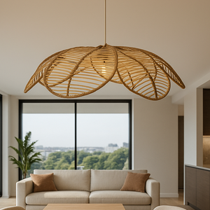 Lámpara de Techo de Rattan Flora - 62 cms de Diámetro