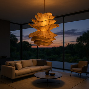 Lámpara de Techo Hoja de Platano Spiral - 60 cms de Diámetro