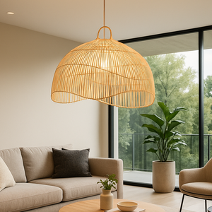 Lámpara de Techo de Rattan Teliet - 45 cms de Diámetro