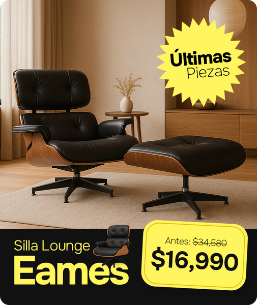 Silla Lounge Eames - SPAACIO Design Central