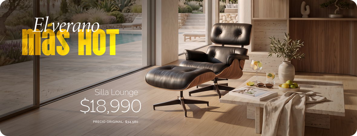 Silla Lounge Eames - SPAACIO Design Central