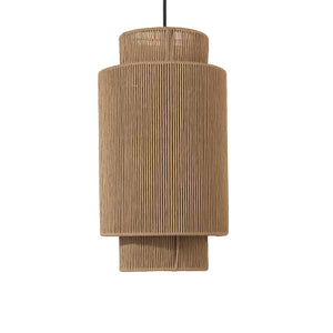 Lámpara de Techo Tejida en Yute Miluna