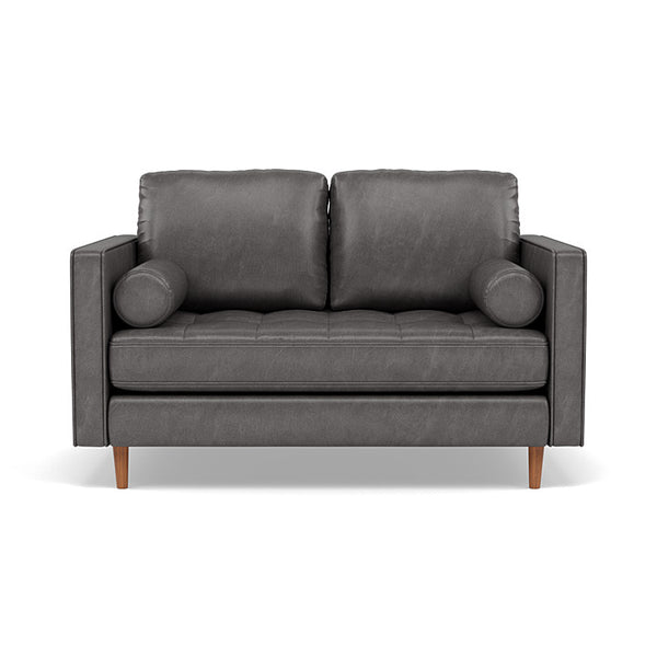 Loveseat Ortega Piel Ecologica - Gris