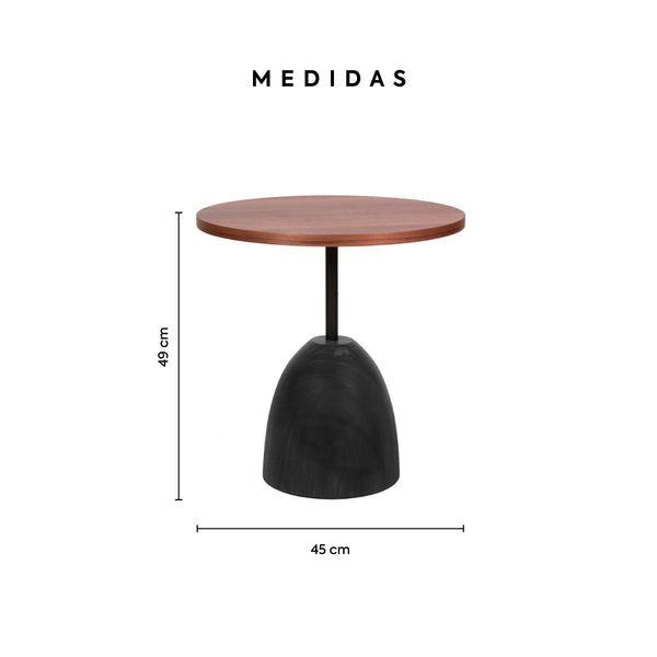 Mesa Auxiliar de Madera Bluma