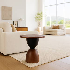 Mesa Auxiliar de Madera Alana - Nogal