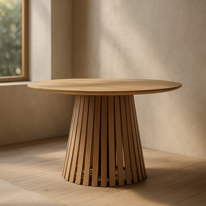 Mesa de Comedor Redonda Nórdica - 5 Pax