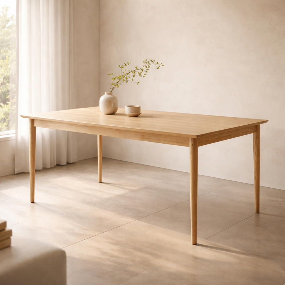 Mesa de Comedor Deira 180 cm Roble - 6 Pax