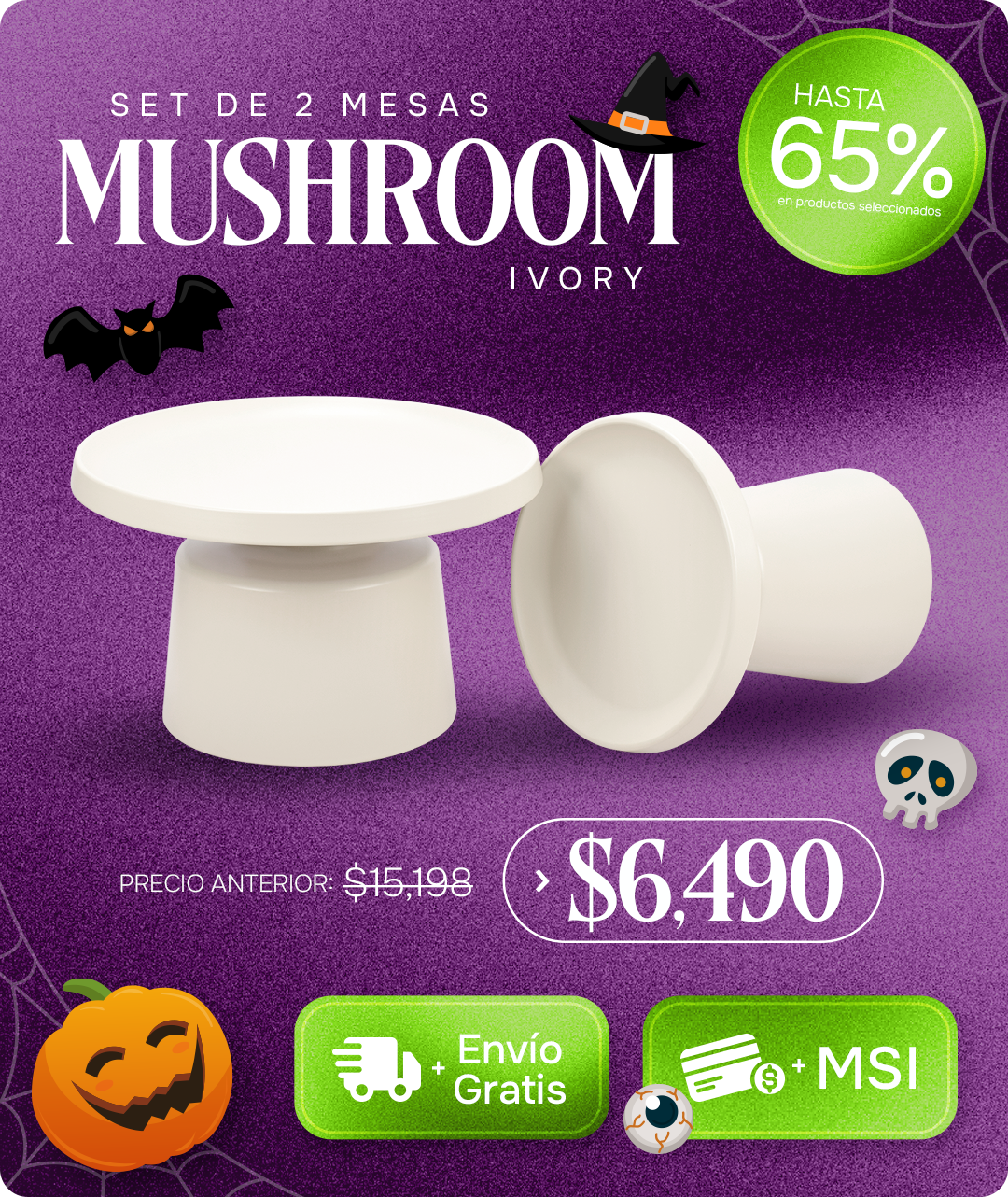 Set Mushroom - SPAACIO Design Central