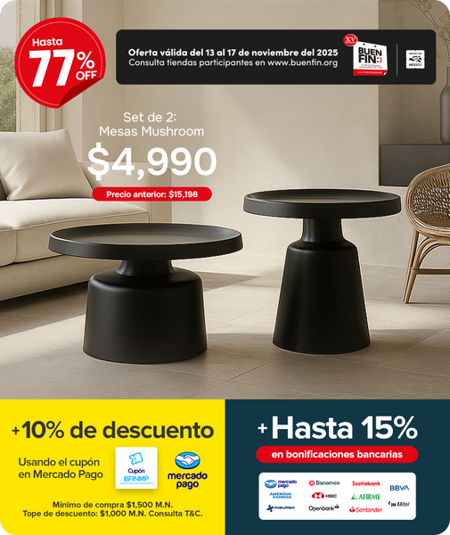 Mesas Mushroom - SPAACIO Design Central