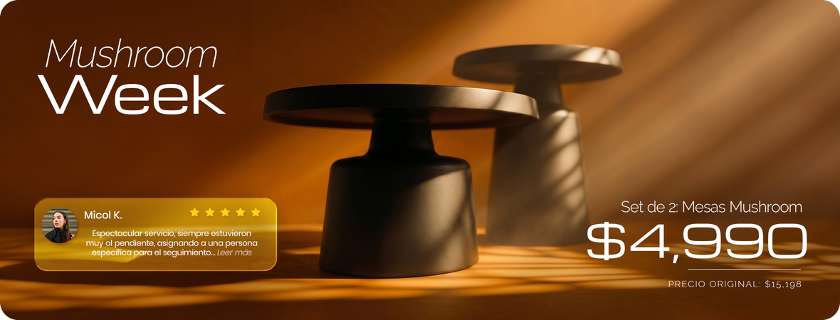 Mesas Mushroom - SPAACIO Design Central