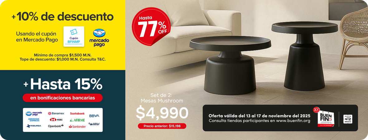 Mesas Mushroom - SPAACIO Design Central