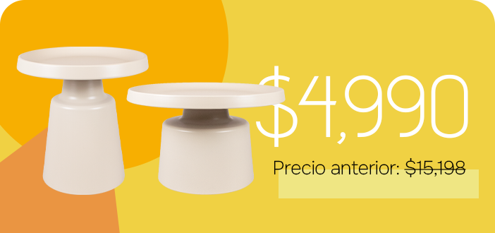 Set de 2 Mesas Mushroom - SPAACIO Design Central