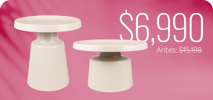 Set de 2 Mesas Mushroom - SPAACIO Design Central