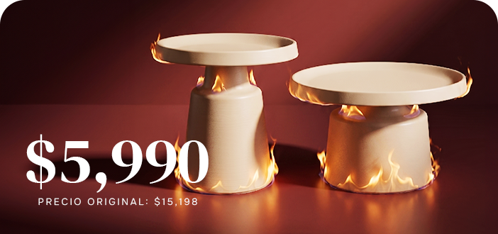 Set de 2 Mesas Mushroom - SPAACIO Design Central