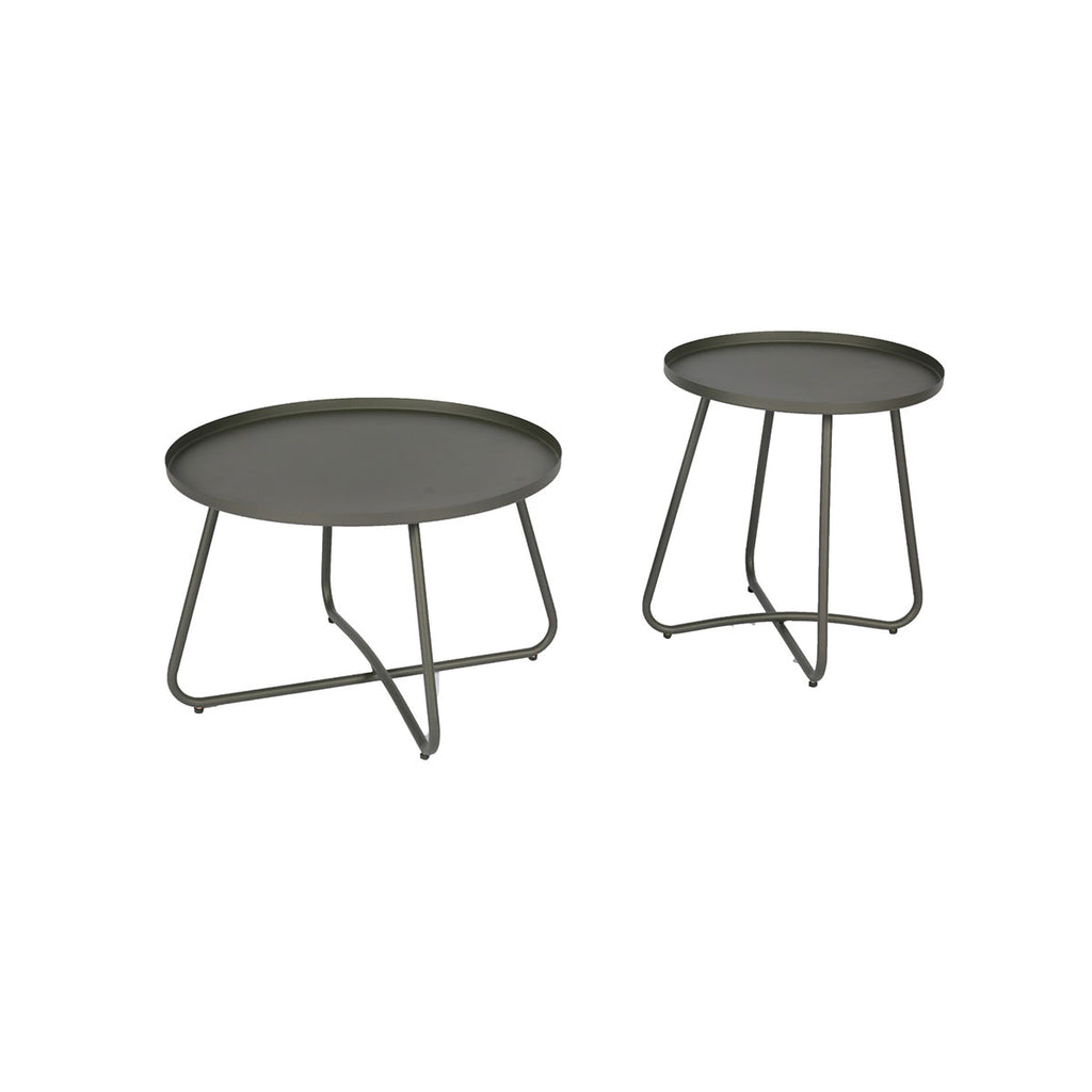 Set Mesas de Exterior Luna - Negro