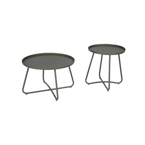 Set Mesas de Exterior Luna - Negro