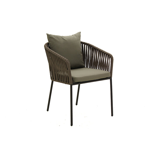 Silla de Exterior Ulanni con Cojin - Taupe - SPAACIO Design Central