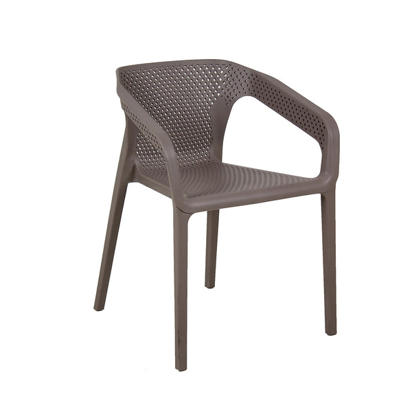 Silla de Exterior Ossian Polipropileno Apilable - Fossil