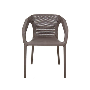 Silla de Exterior Ossian Polipropileno Apilable - Fossil