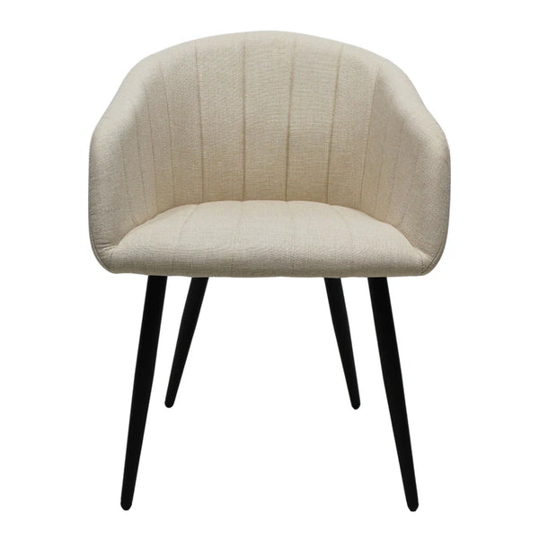 Silla de Comedor Tapizada Hamburgo Beige - SPAACIO Design Central