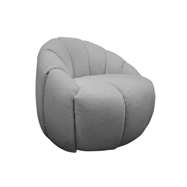 Sillón Giratorio Tapizado en Tela Delice