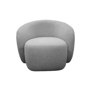 Sillón Giratorio Tapizado en Tela Liam