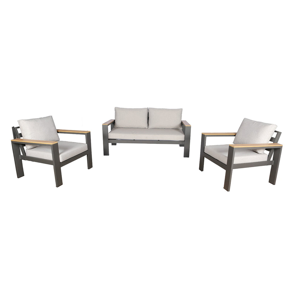 Sala de Exterior Camboya 4 Plazas - Gris
