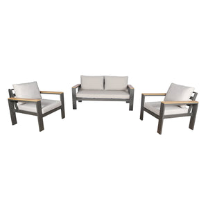 Sala de Exterior Camboya 4 Plazas - Gris