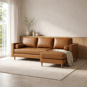 Sala Modular 3 Cuerpos Ortega Piel Ecologica - Palomino