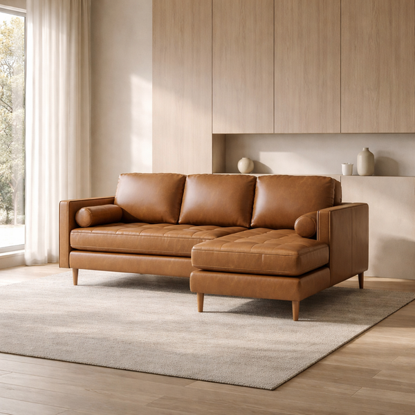 Sala Modular 3 Cuerpos Ortega Piel Ecologica - Palomino