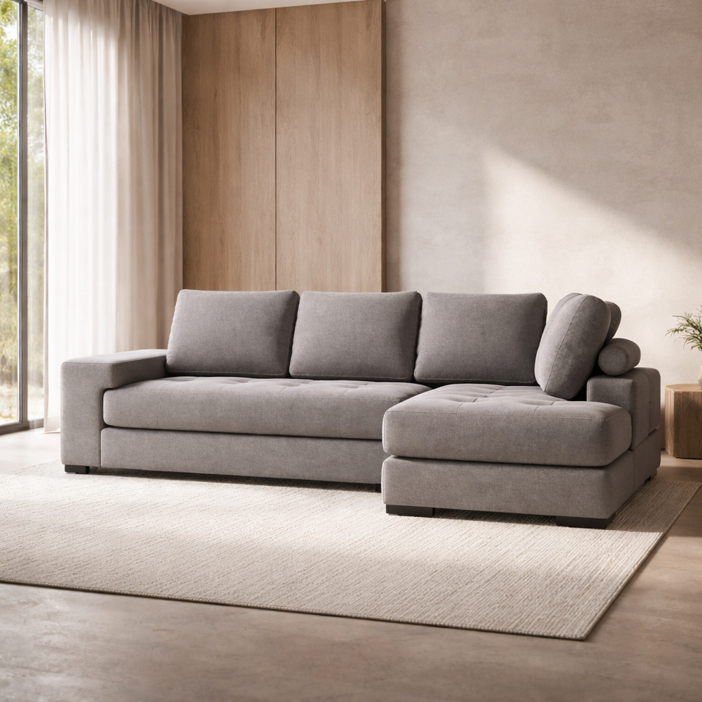 Sala Modular 5 Cuerpos Canape - Ceniza