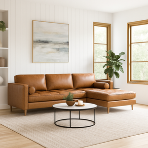 Sala Modular 4 Cuerpos Ortega Piel Ecologica - Palomino