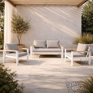 Sala de Exterior Camboya 4 Plazas - Blanco - SPAACIO Design Central