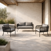 Sala de Exterior Makoa 4 Plazas - Gris