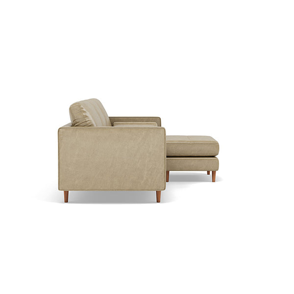 Sala Modular 3 Cuerpos Ortega Piel Ecologica - Beige