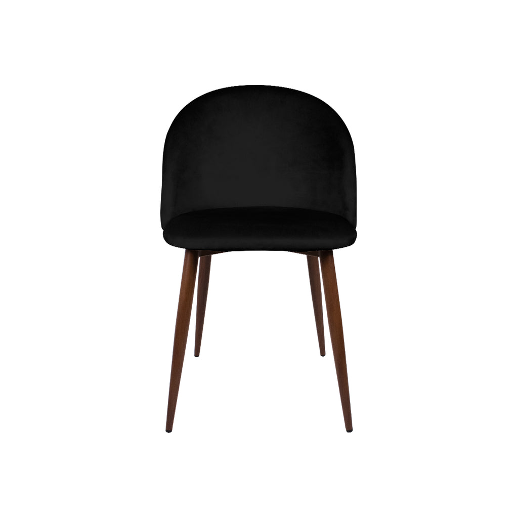 Silla de Comedor Velvet - Negro
