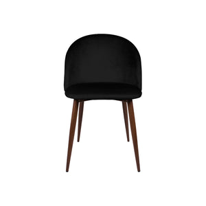 Silla de Comedor Velvet - Negro