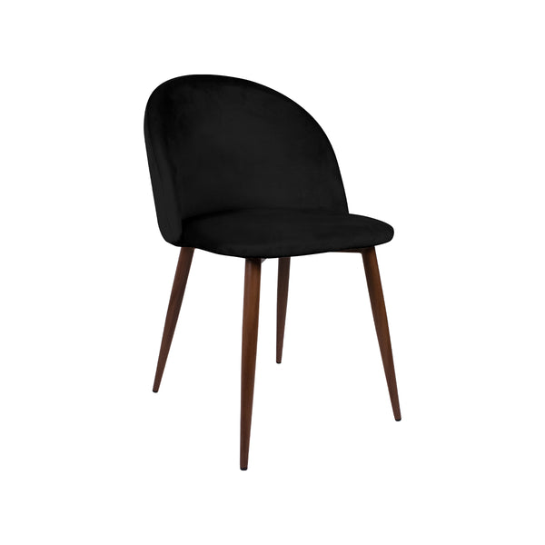 Silla de Comedor Velvet - Negro